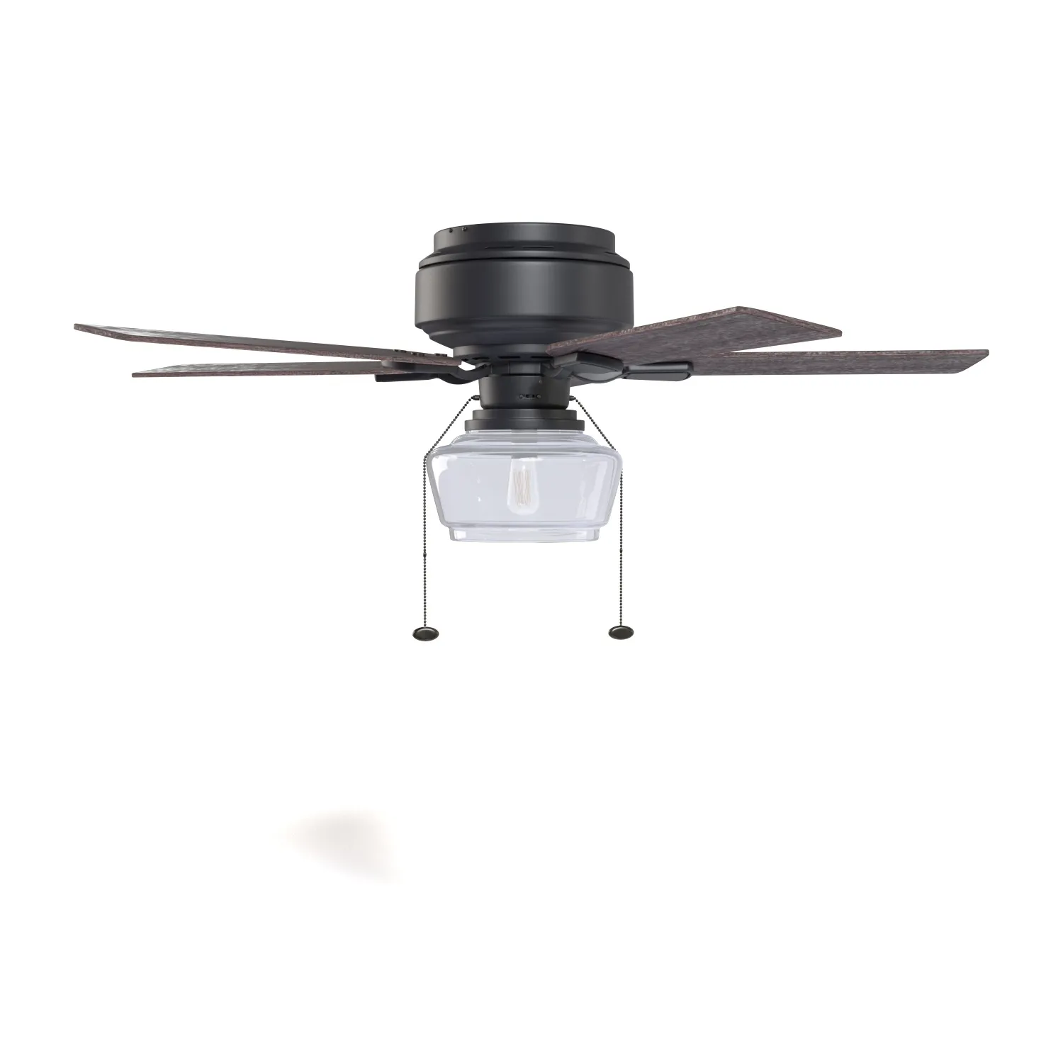 52 In Macenna Matte Black Pull Chain Ceiling Fan PBR 3D Model_06